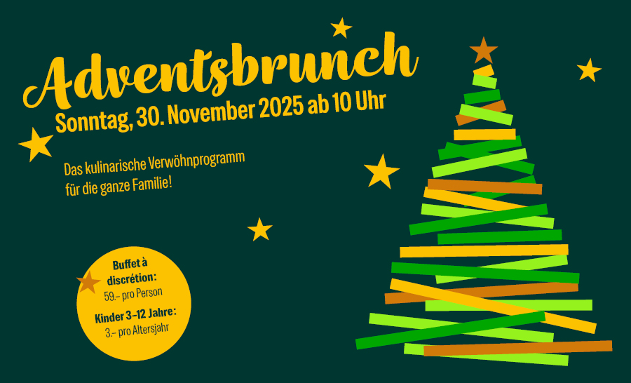 Adventsbrunch im Restaurant iwaz Clubhaus in Wetzikon