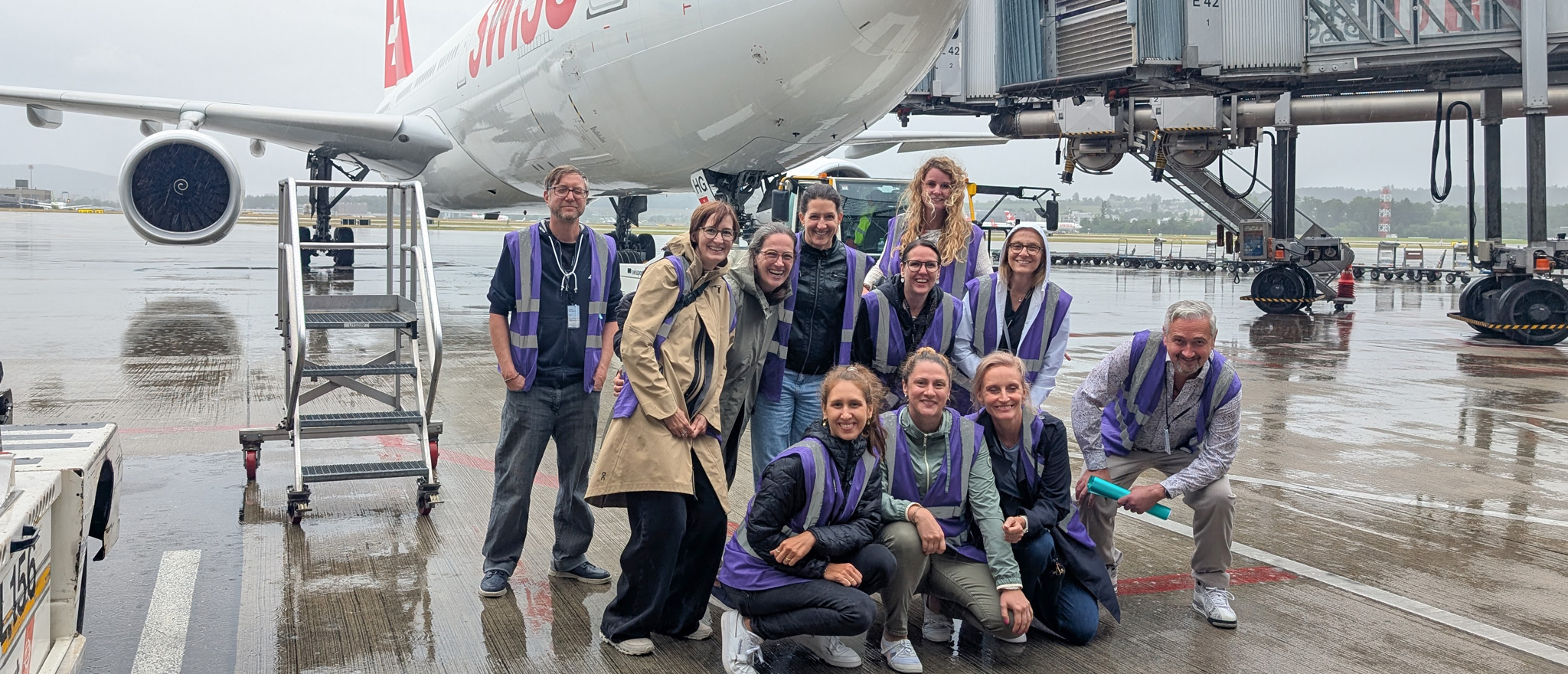 iwaz Administration hebt ab: Teamausflug im Flughafen