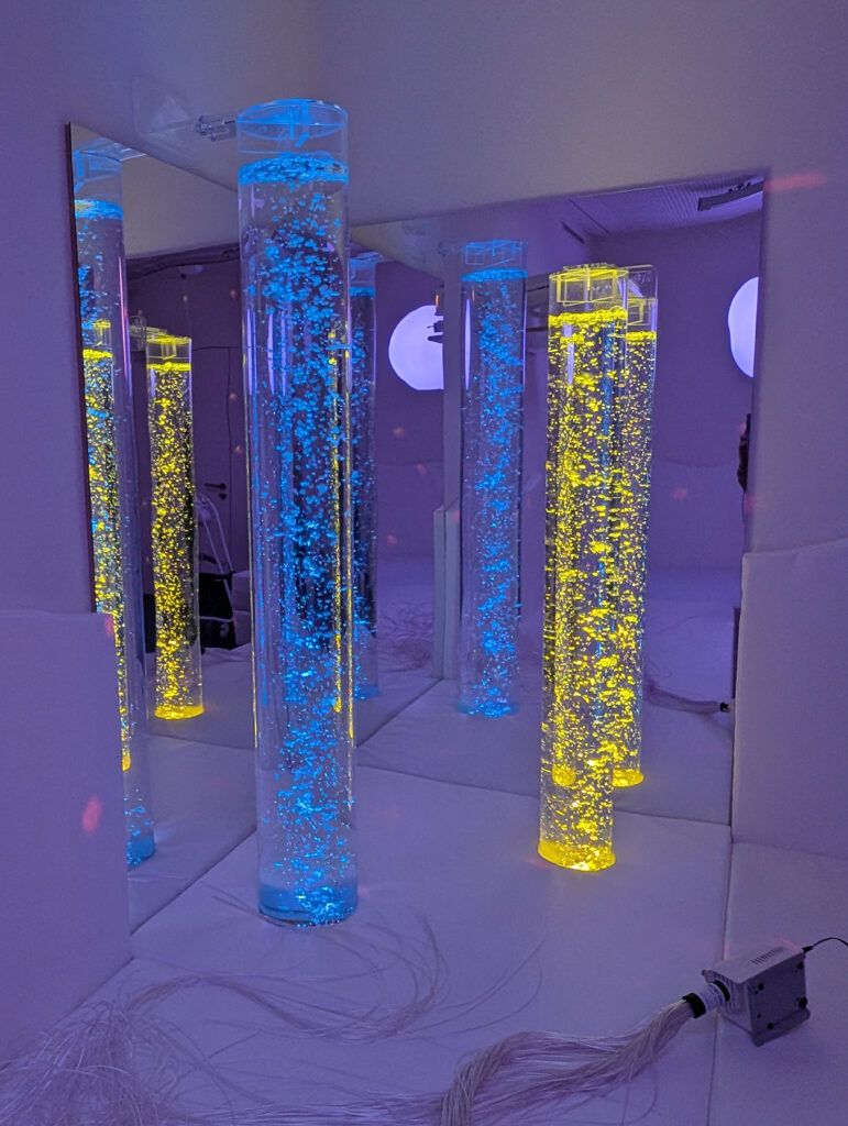 Snoezelenraum im Flamingo Kinderhospiz