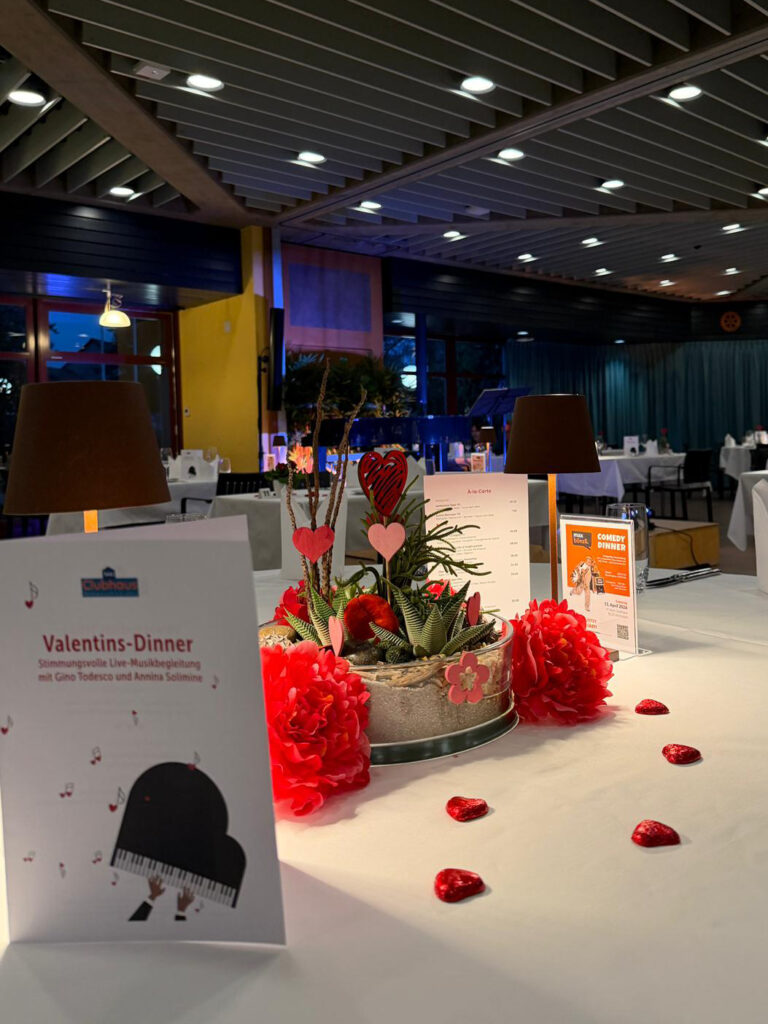 Valentins-Dinner im iwaz Clubhaus