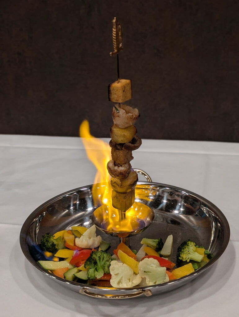 Flammenspiesse Vegan