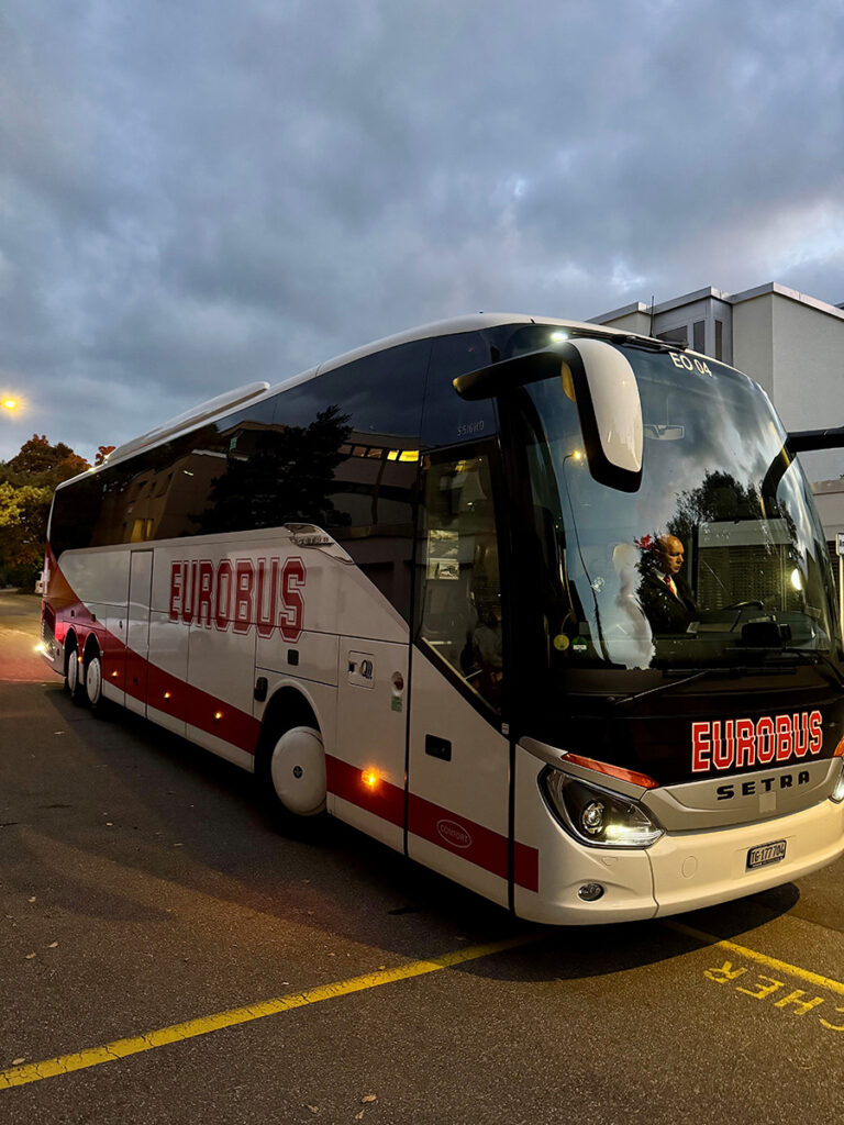 Fahrt mit dem Eurobus