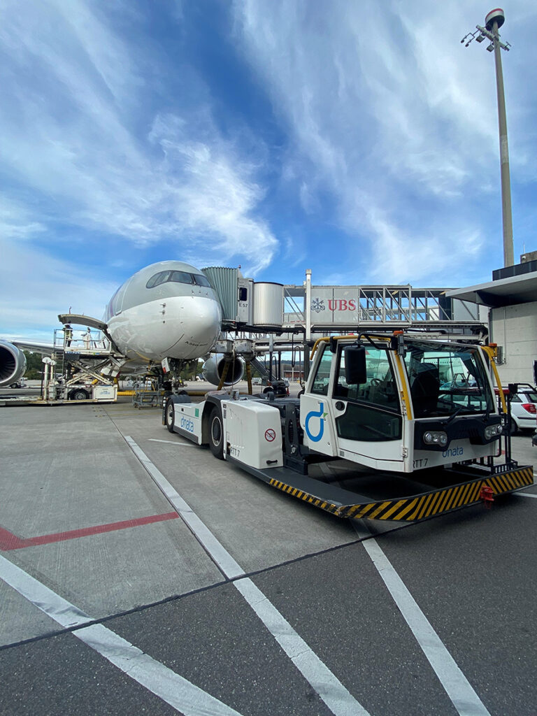 Flugzeuge im Flughafen Zürich