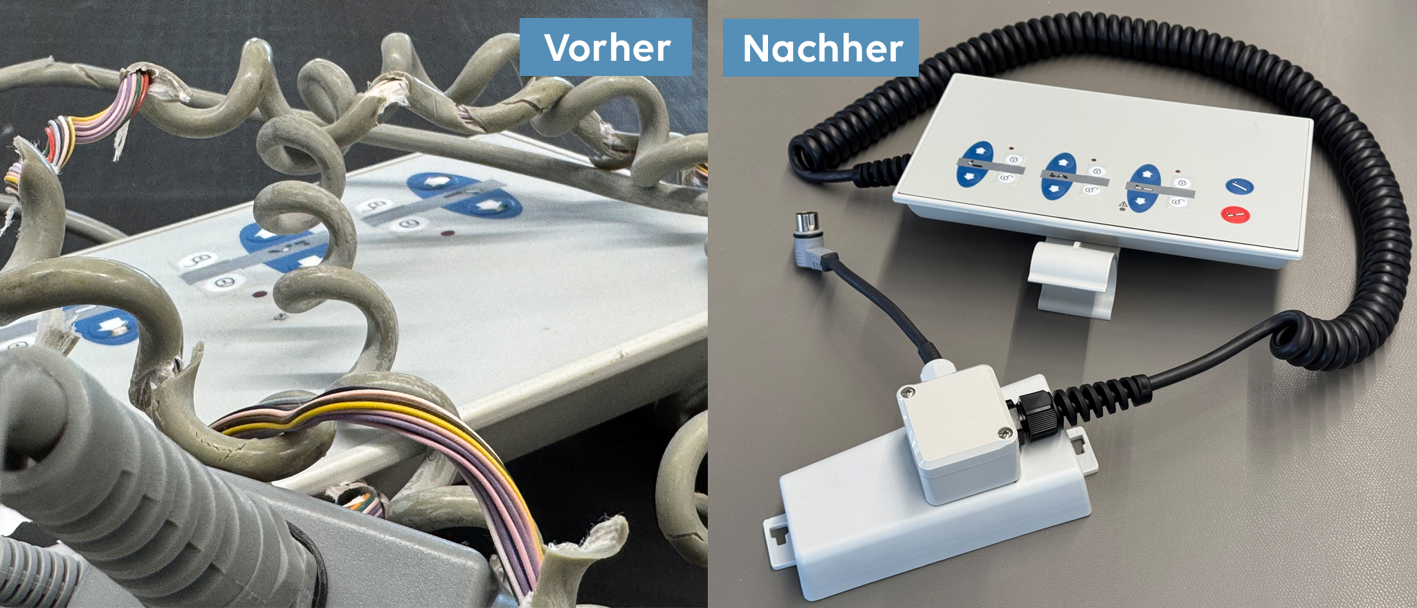 Retrofit einer Spitalbett-Steuerung – reparieren statt neu herstellen