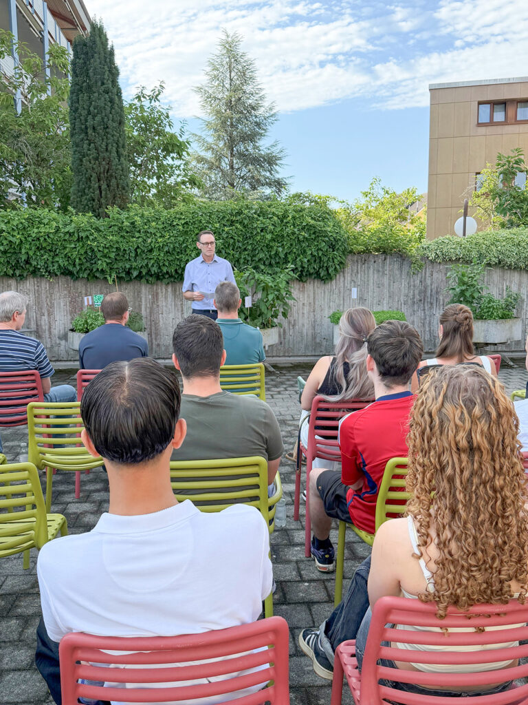 Lehrabschluss-Feier im iwaz